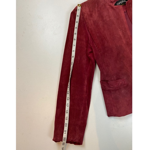 Lined Suede Leather Jacket / Blazer - Picture 7 of 7